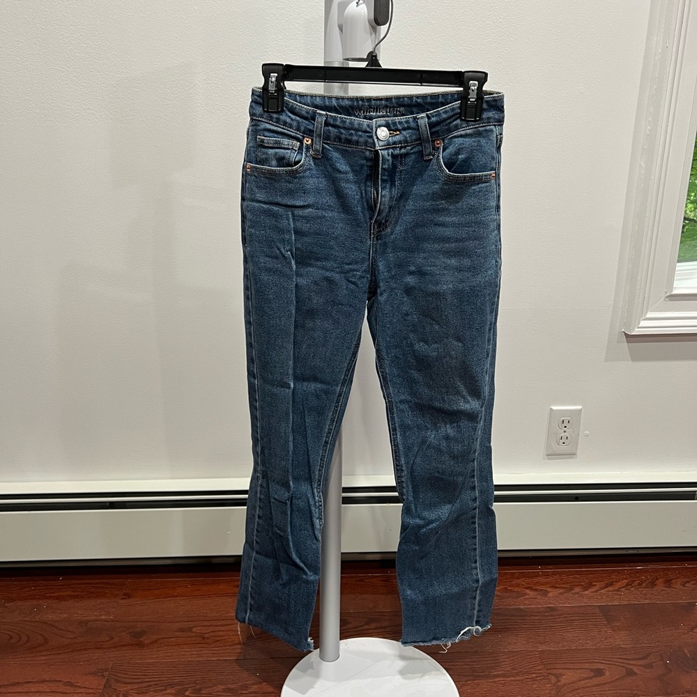 Jean mid waist boyfriend style size0